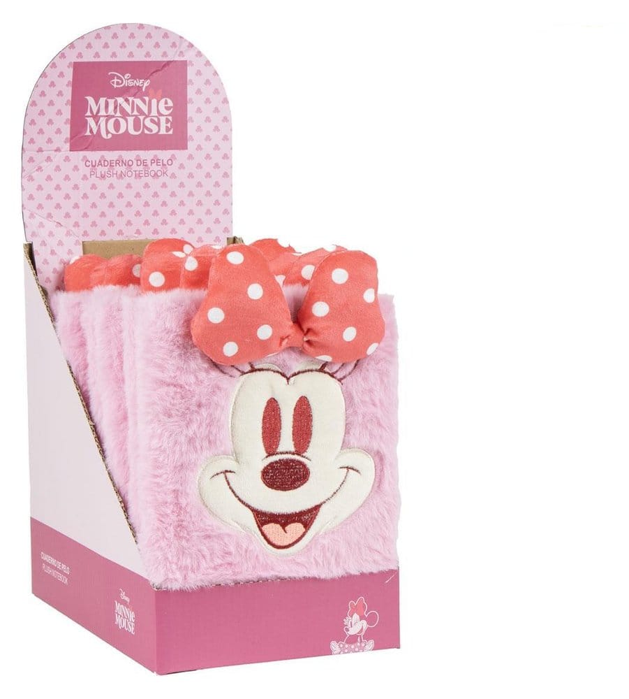 Disney Carnet en Peluche Minnie Mouse Présentoir (8)