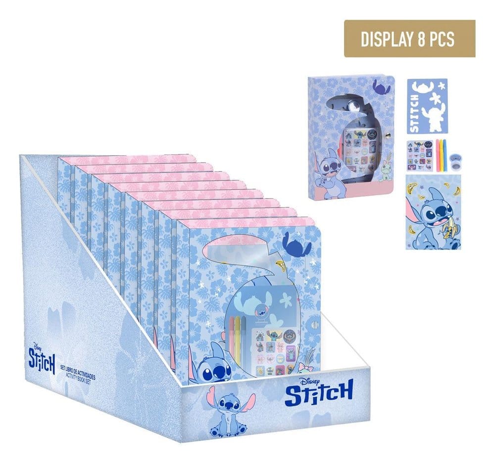 Lilo & Stitch Set de Carnets Présentoir (8)