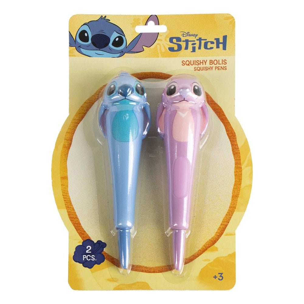 Loli & Stitch pack 2 stylos à bille Squishy