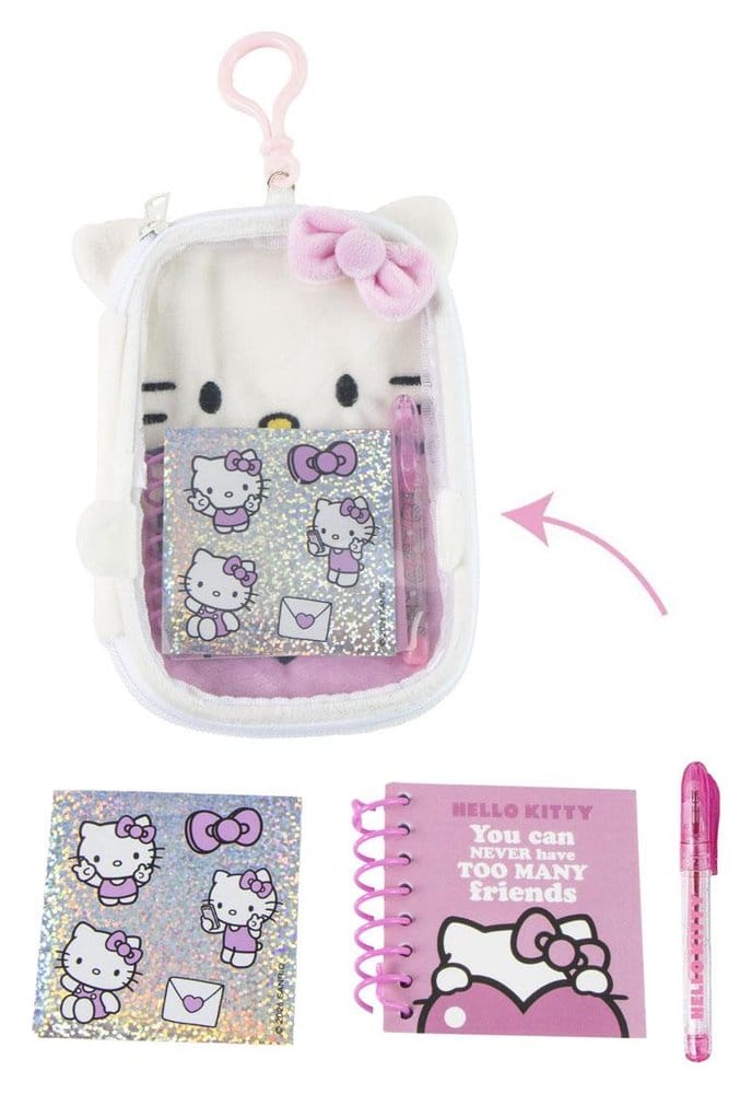 Sanrio Set de Papeterie en Peluche Hello Kitty