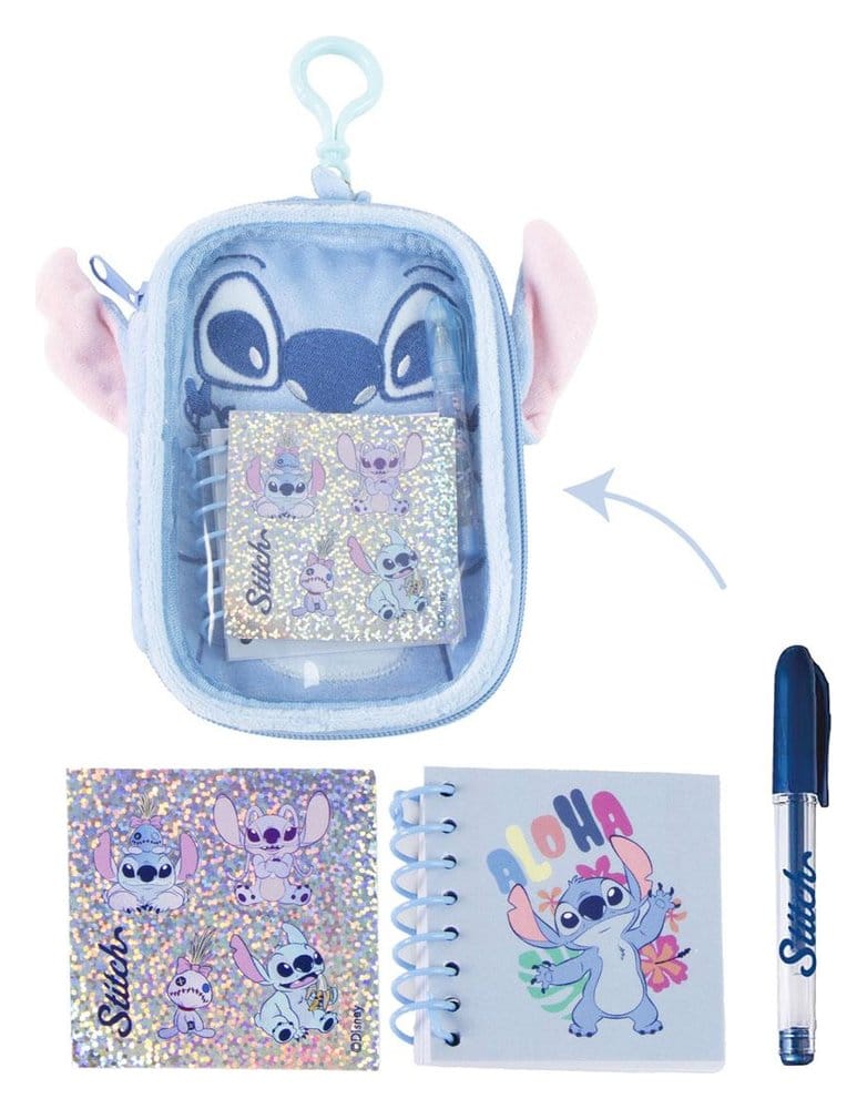 Disney Set de Papeterie en Peluche Stitch