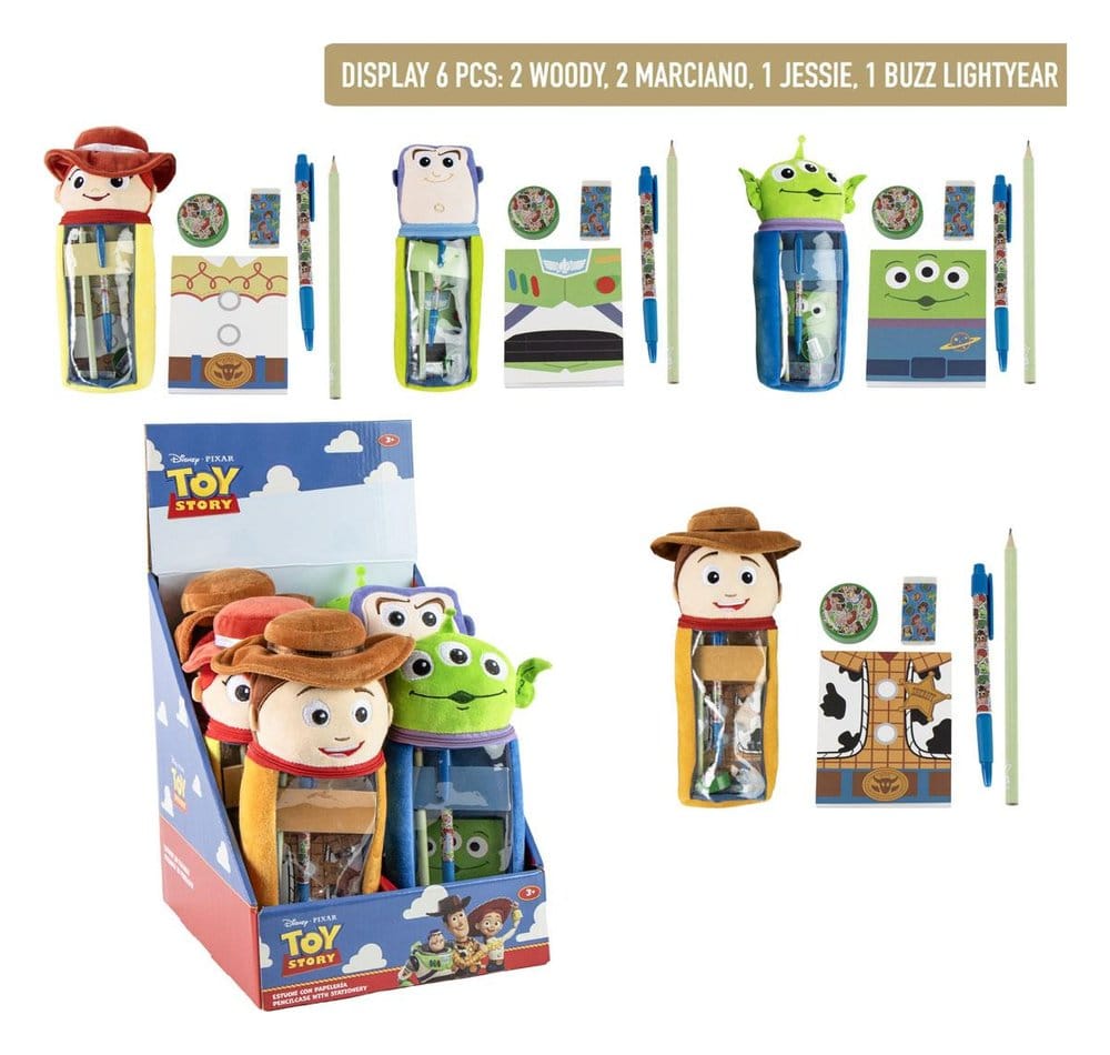 Disney Trousse en peluche avec Accessoires Toy Story présentoir (6)