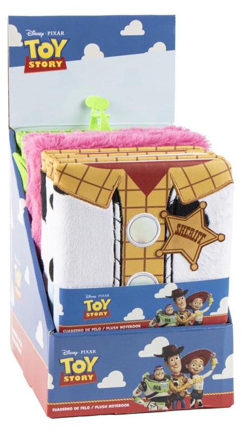 Toy Story Carnet en Peluche Présentoir (8)