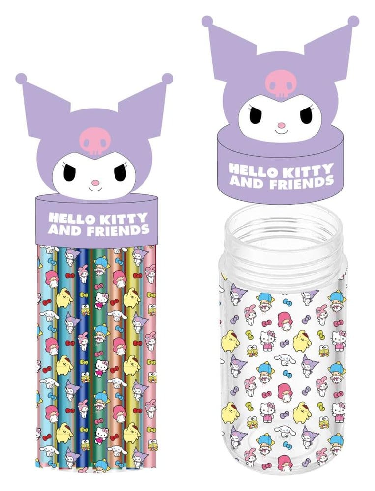 Sanrio Trousse avec Accessoires Kuromi