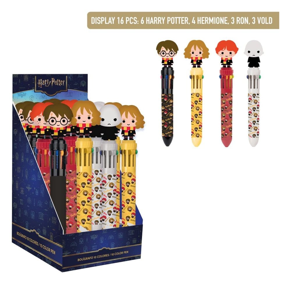 Harry Potter stylo à bille 10 couleurs présentoir (16)