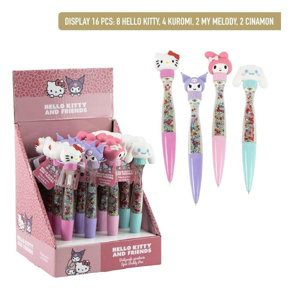 Sanrio Stylo Rotatif Hello Kitty présentoir (16)