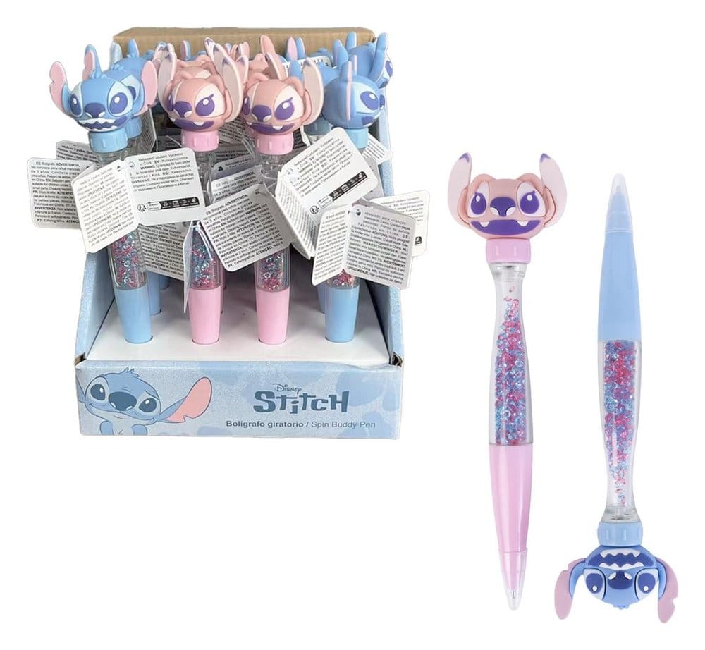 Disney Stylo Rotatif Stitch présentoir (16)