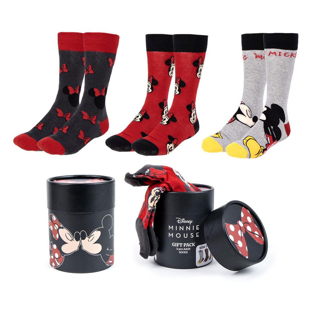 Disney pack 3 paires de chaussettes Minnie 2 36-43