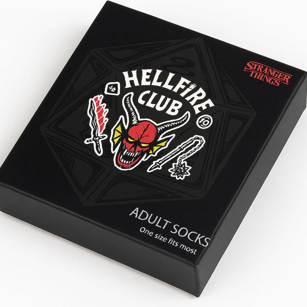 Stranger Things pack 3 paires de chaussettes 38-45 Hellfire Club
