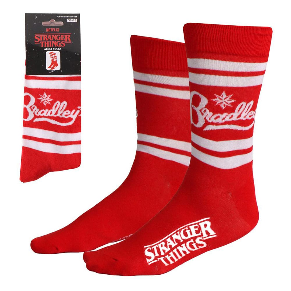 Stranger Things chaussettes Bradley´s Big Buy Red 38-45