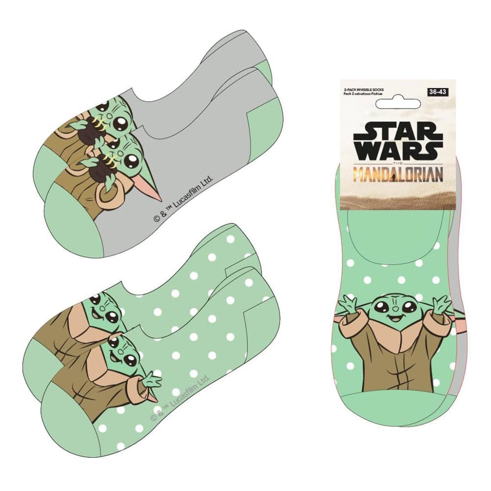 Star Wars: The Mandalorian pack de 2 chaussettes de pinkies 38-45