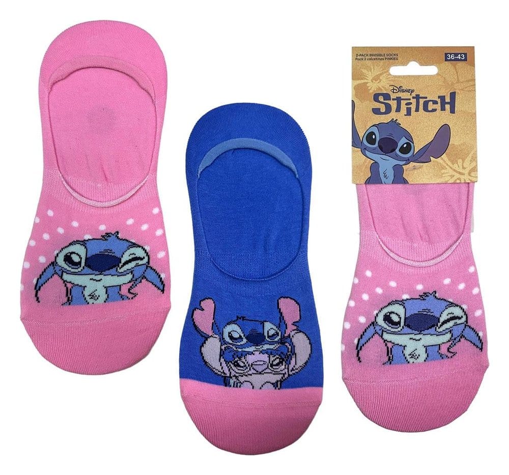 Disney chaussettes pack de 2 Stitch Pinkies 36-43