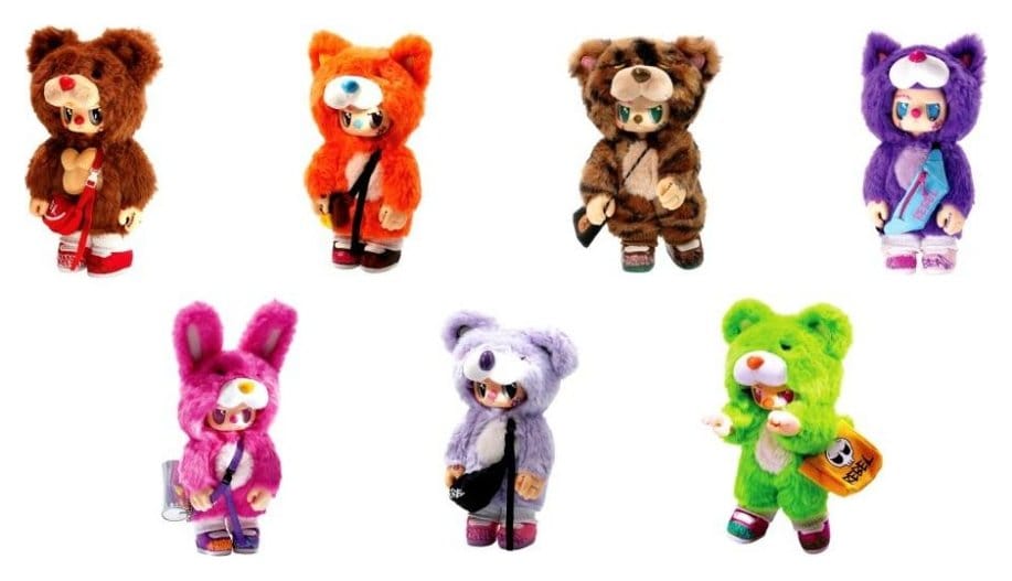 Rebel Bears assortiment figurines peluche Blind Box Movable Series 18 cm (6)