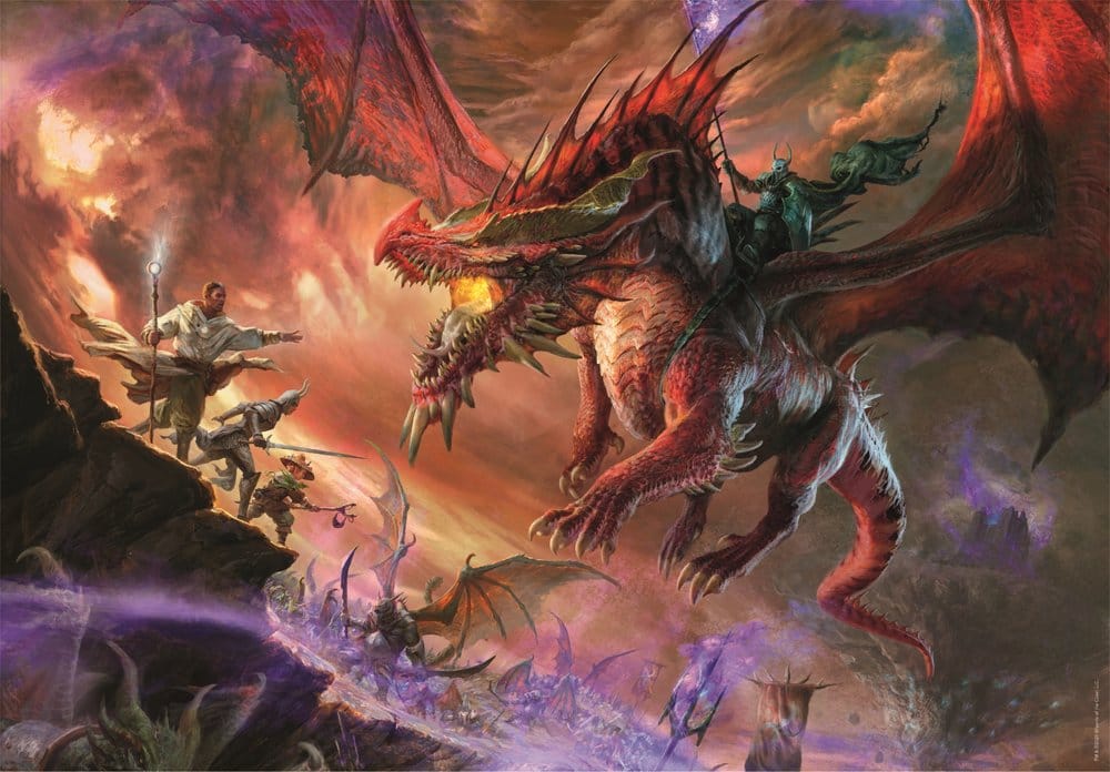 Dungeons & Dragons Gaming Puzzle Collection puzzle Dragon Attack (500 pièces)