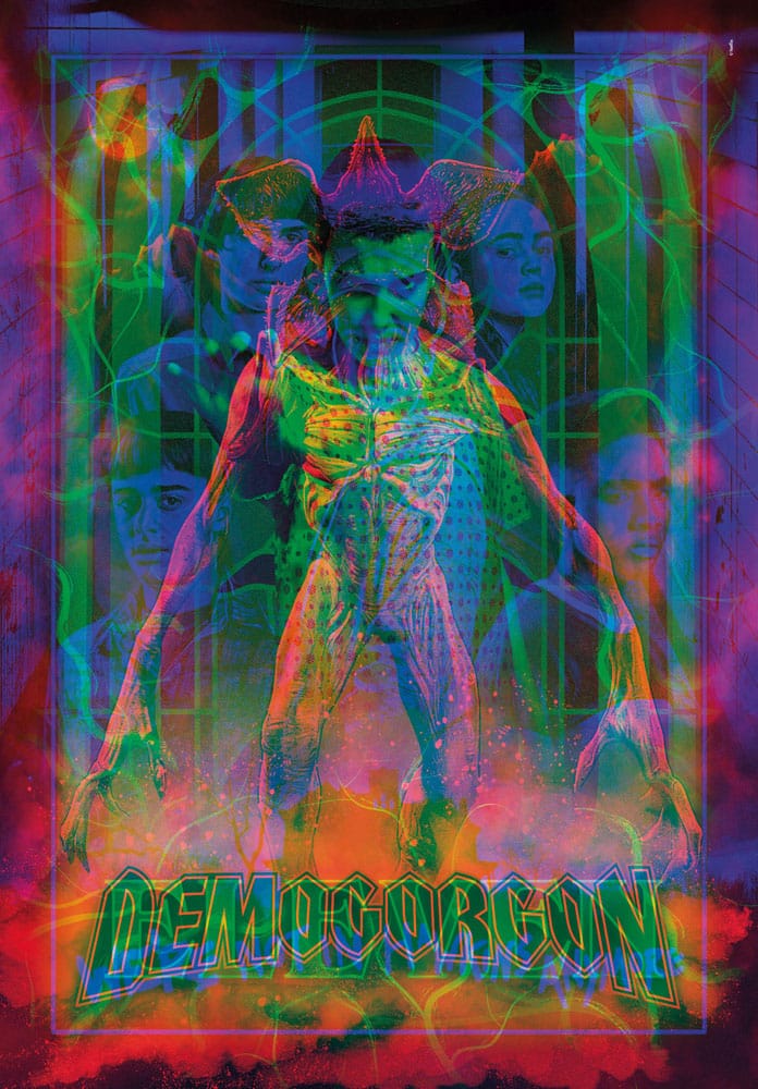 Stranger Things Metamorphic Art Collection puzzle avec effet lumineux Demogorgon (520 pièces)