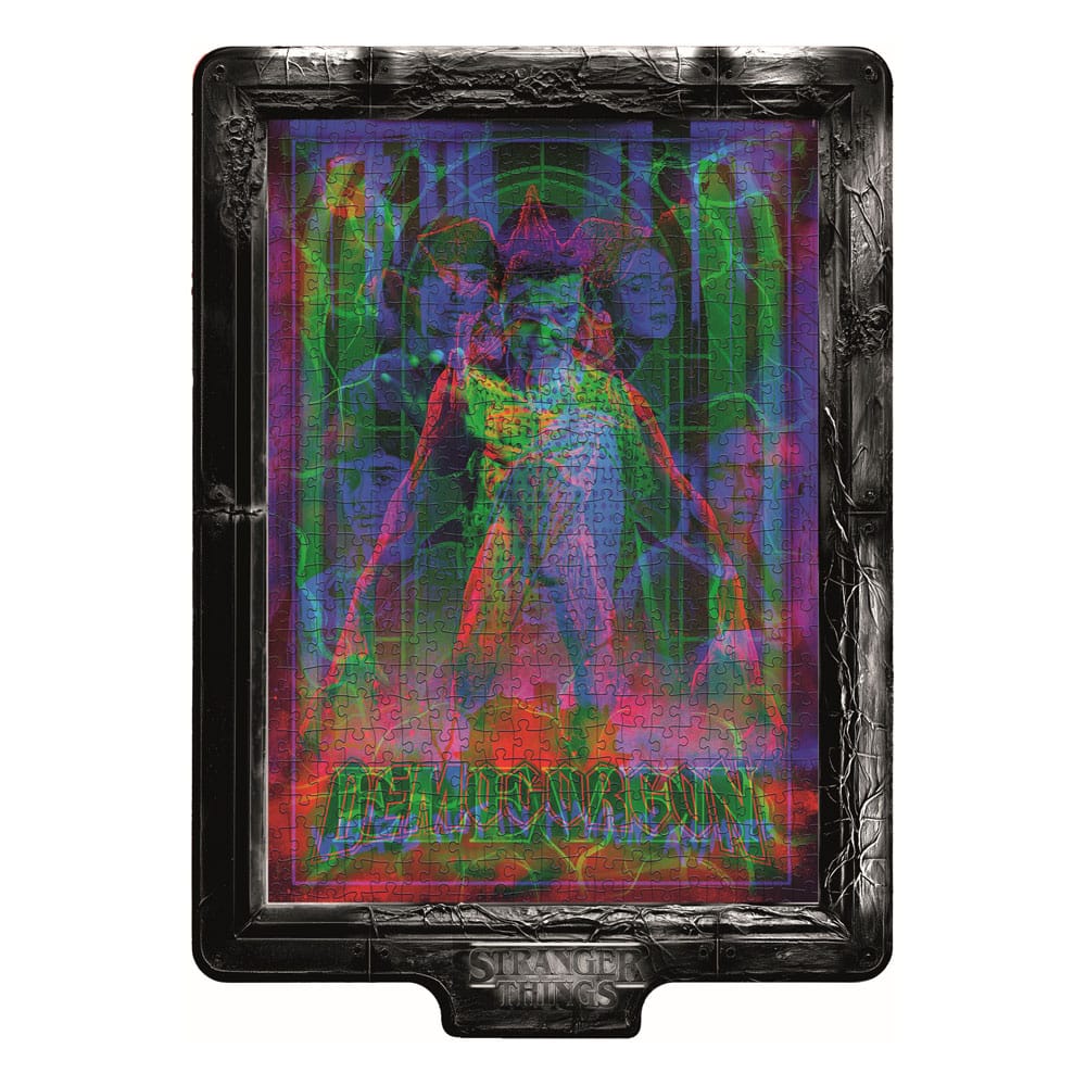 Stranger Things Metamorphic Art Collection puzzle avec effet lumineux Demogorgon (520 pièces)