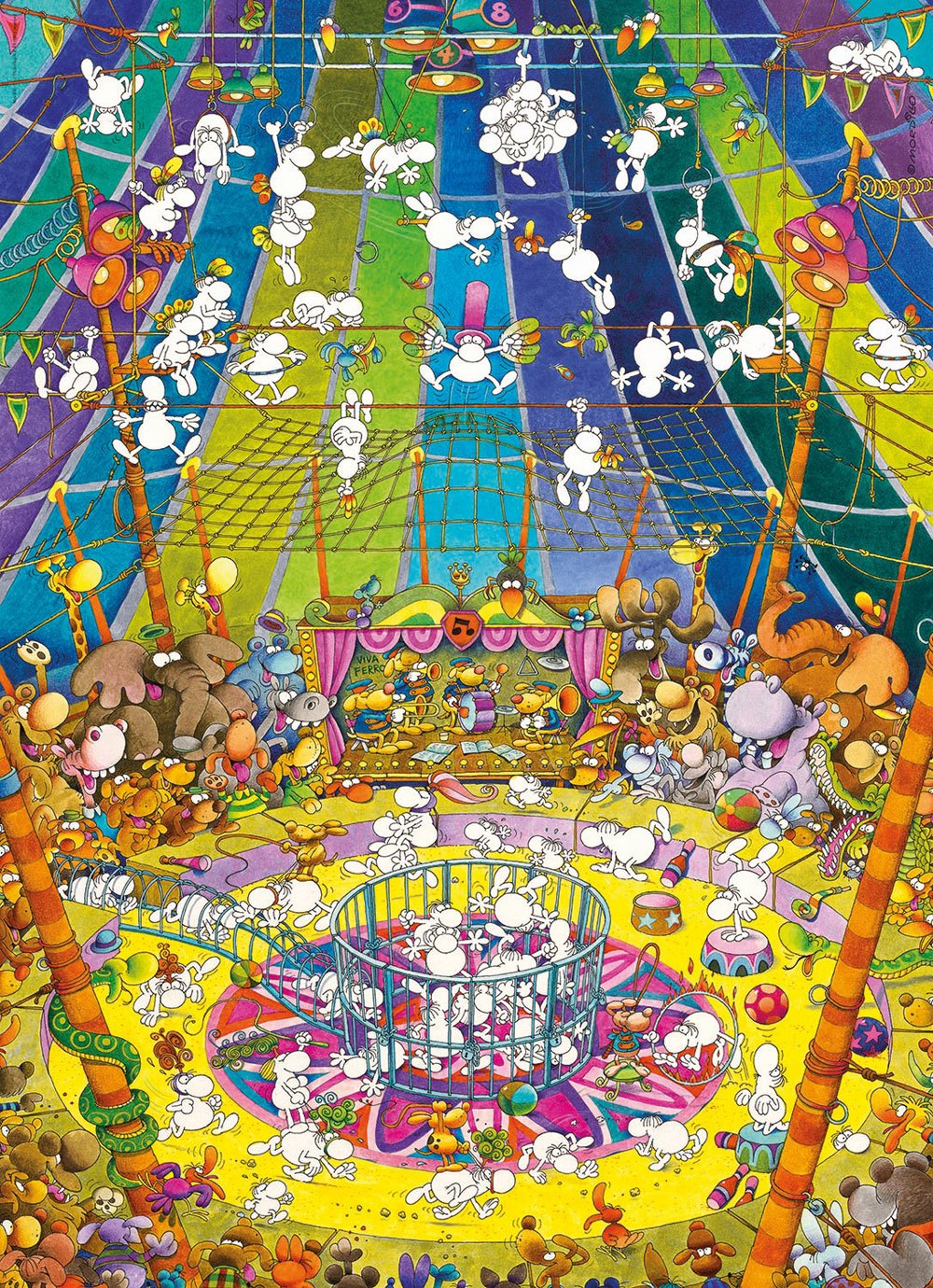 Mordillo Puzzle Le Spectacle
