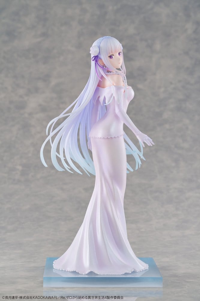Re:ZERO -Starting Life in Another World- figurine PVC 1/7 Emilia Wedding dress Ver. 24 cm