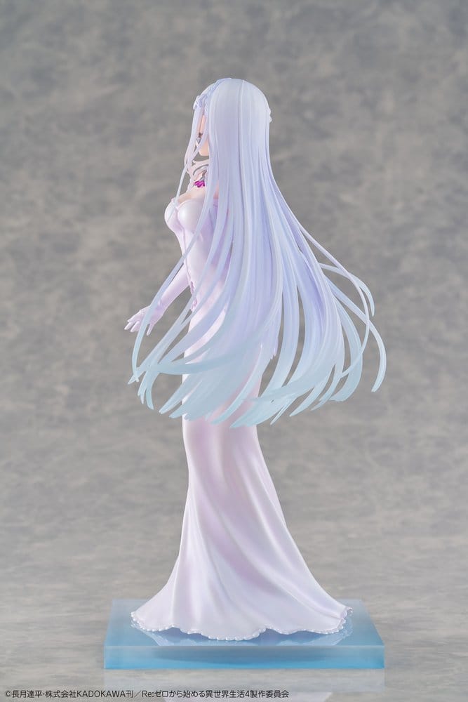 Re:ZERO -Starting Life in Another World- figurine PVC 1/7 Emilia Wedding dress Ver. 24 cm