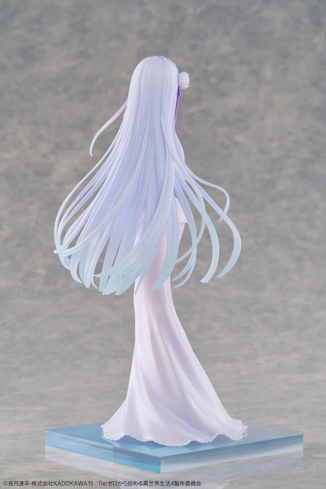 Re:ZERO -Starting Life in Another World- figurine PVC 1/7 Emilia Wedding dress Ver. 24 cm