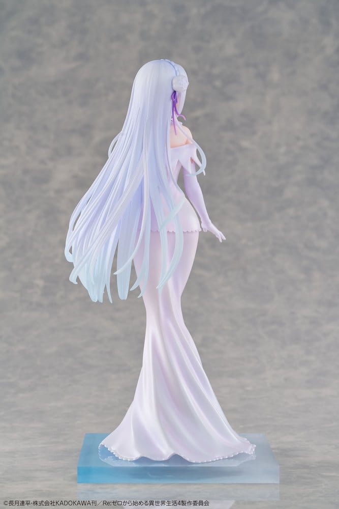 Re:ZERO -Starting Life in Another World- figurine PVC 1/7 Emilia Wedding dress Ver. 24 cm