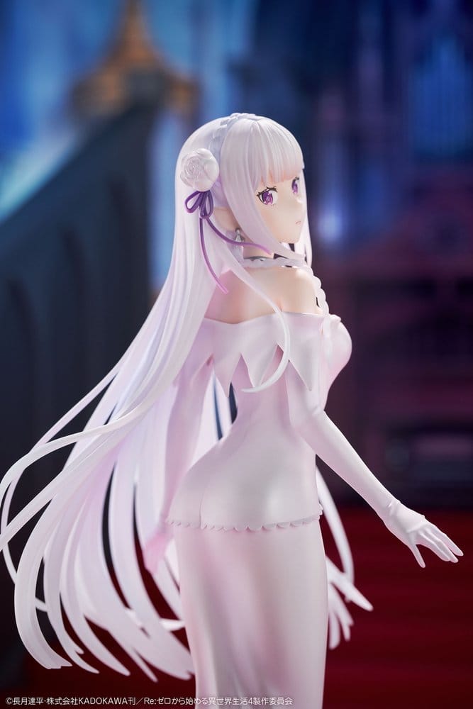 Re:ZERO -Starting Life in Another World- figurine PVC 1/7 Emilia Wedding dress Ver. 24 cm