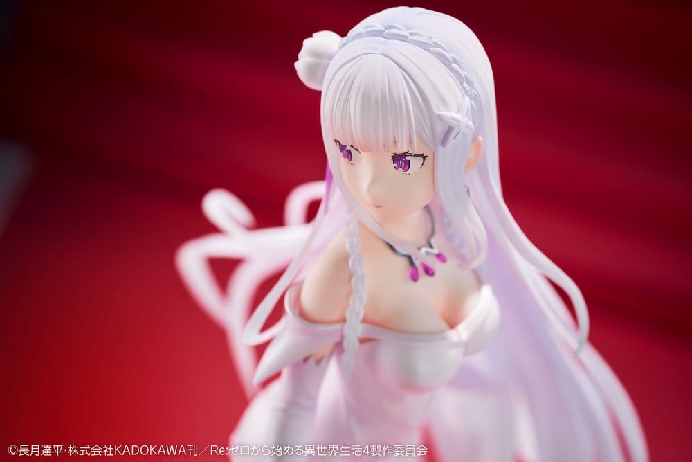 Re:ZERO -Starting Life in Another World- figurine PVC 1/7 Emilia Wedding dress Ver. 24 cm