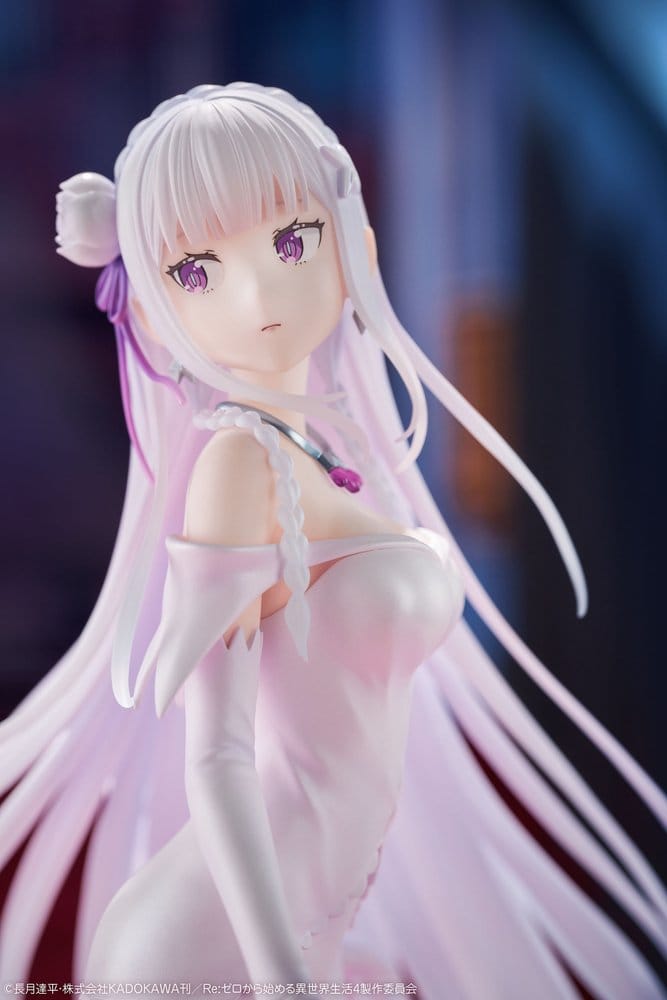 Re:ZERO -Starting Life in Another World- figurine PVC 1/7 Emilia Wedding dress Ver. 24 cm