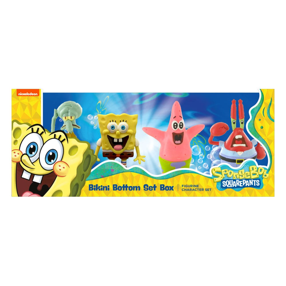Bob l'éponge Set de Mini Figurines en boîte cadeau (4)