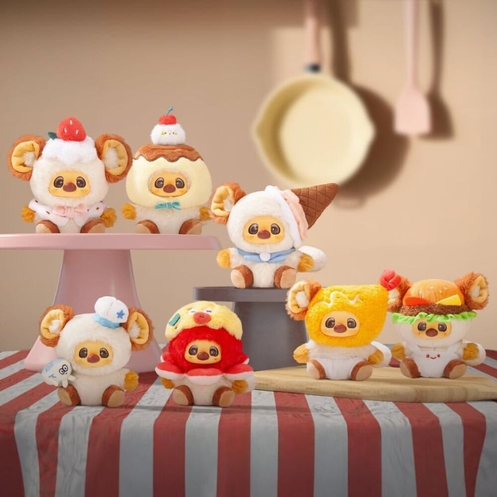 Jayshoo porte-clés en peluche One Bite no End 12 cm Blind Box Display (6)
