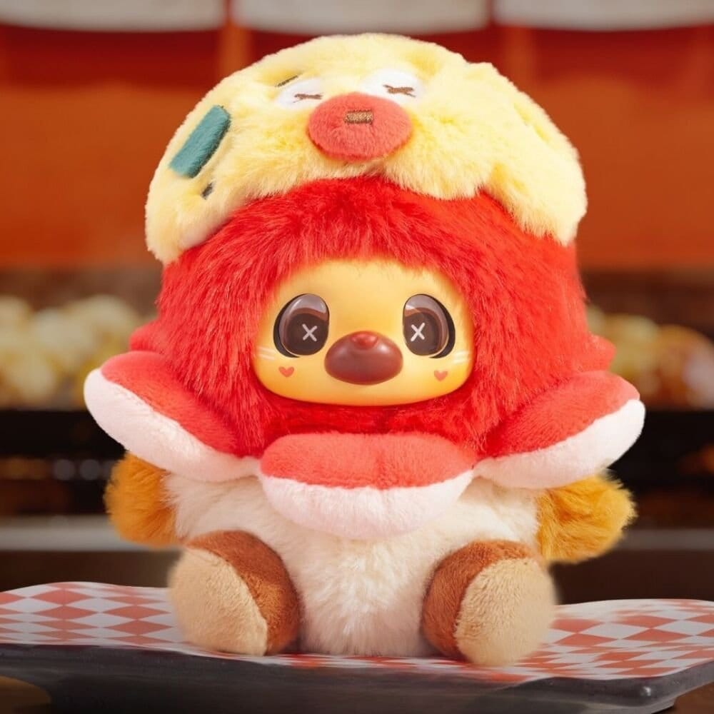 Jayshoo porte-clés en peluche One Bite no End 12 cm Blind Box Display (6)
