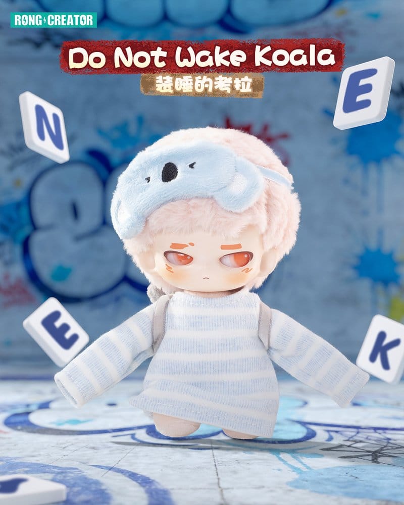 Neekyio Silent Beast Porte-clés en peluche 15 cm Blind Box Display (6)