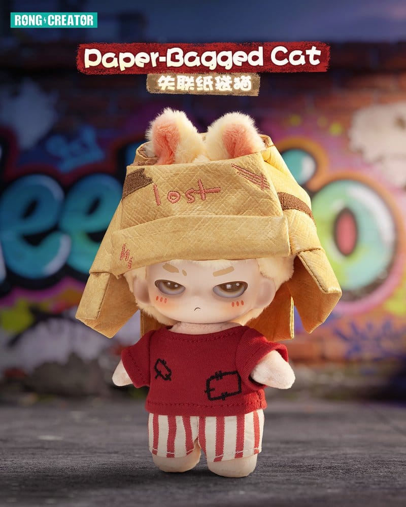 Neekyio Silent Beast Porte-clés en peluche 15 cm Blind Box Display (6)