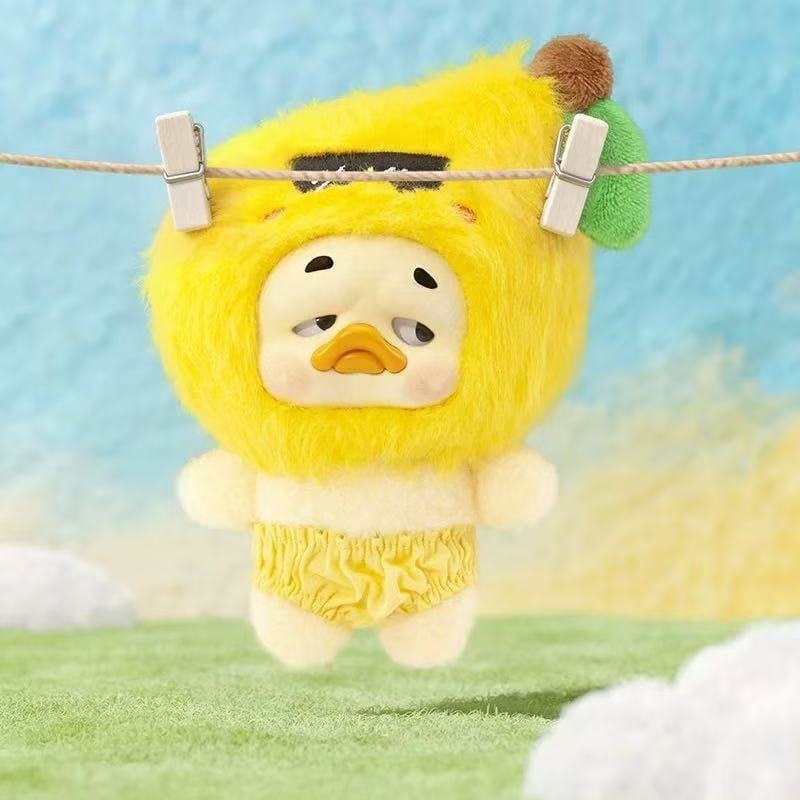 Mini Upset Duck porte-clés en peluche Wish List Duck 12 cm Blind Box Display (6)