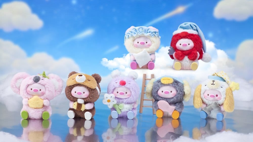 GeeGeePig: Pajamas Lullabies Blind Box Porte-clés 16 cm Display (6)