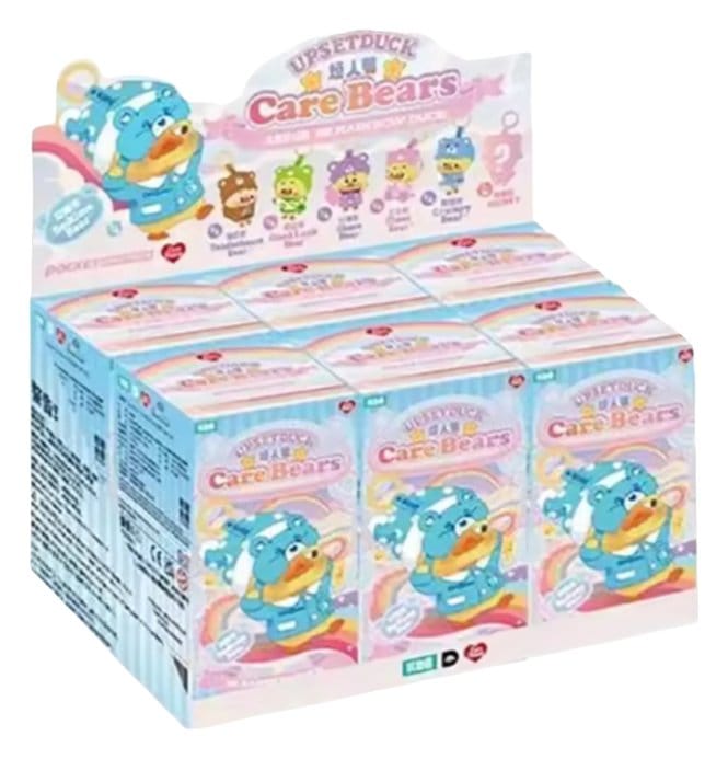 Upset Duck: Rainbow Care Bears Blind Box Porte-clés 16 cm Display (6)