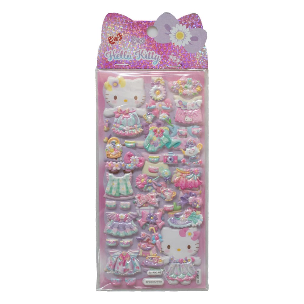 Hello Kitty and Friends Autocollants Hello Kitty Puffy Assortiment (20)
