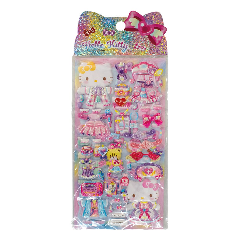 Hello Kitty and Friends Autocollants Hello Kitty Puffy Assortiment (20)