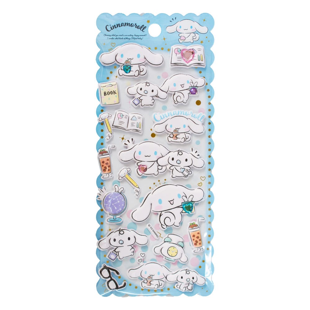 Hello Kitty and Friends Autocollants Cinnamoroll Puffy Assortiment (20)