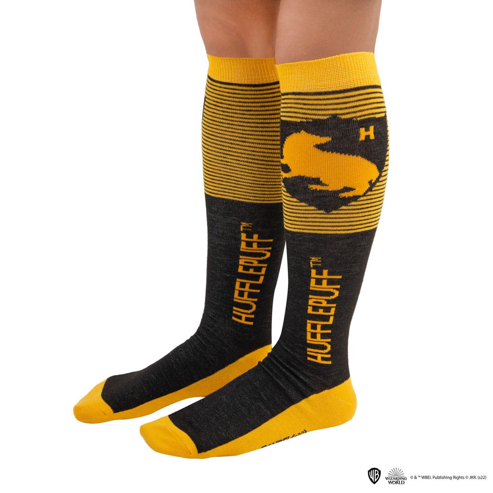 Harry Potter pack 3 paires de chaussettes à genoux Poufsouffle