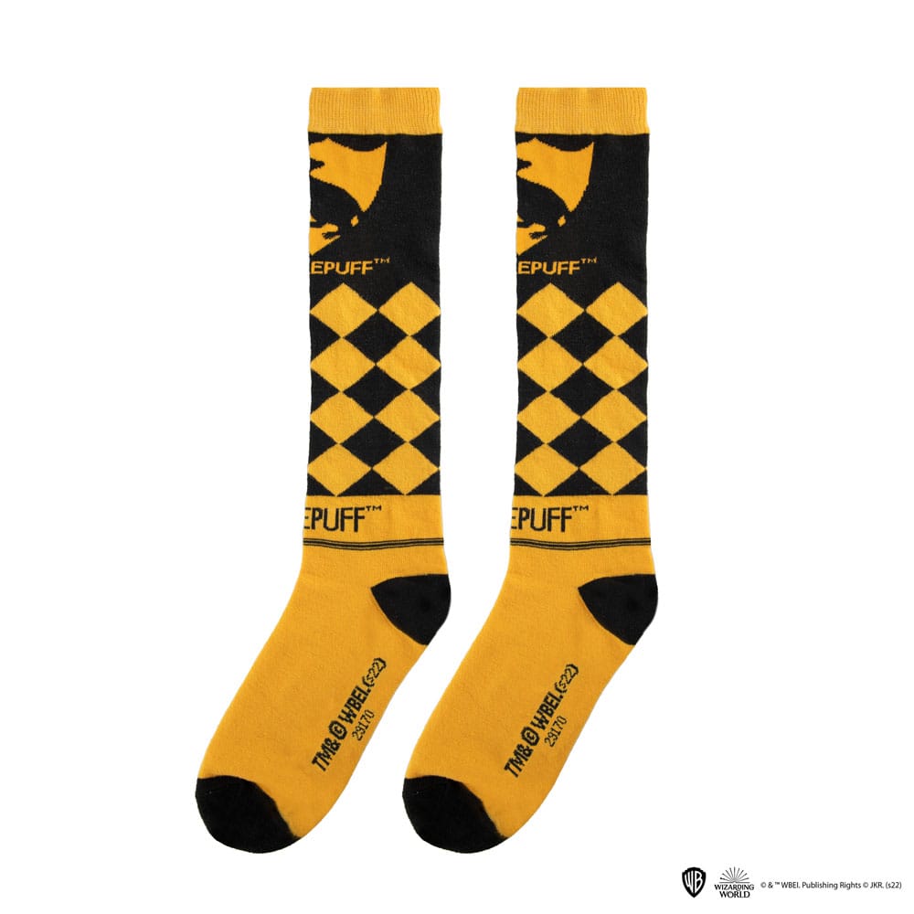 Harry Potter pack 3 paires de chaussettes à genoux Poufsouffle