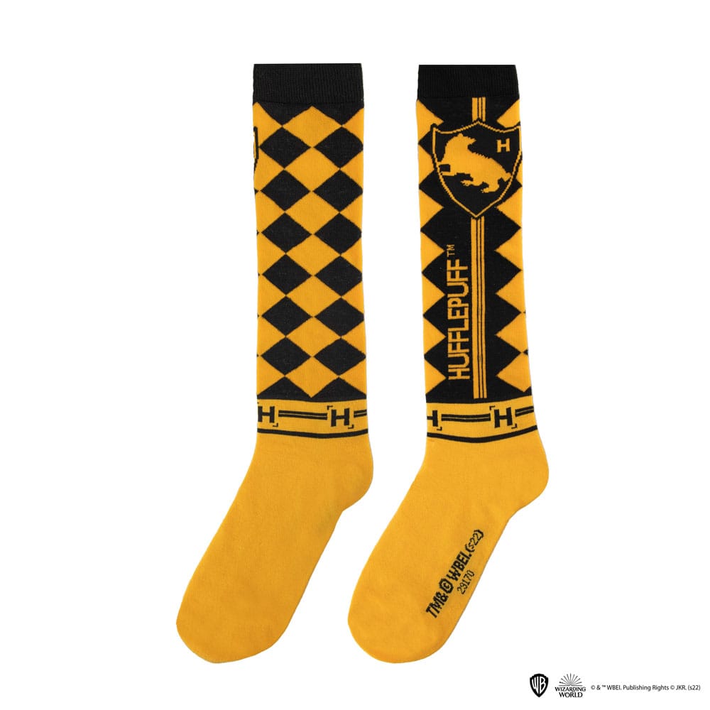 Harry Potter pack 3 paires de chaussettes à genoux Poufsouffle