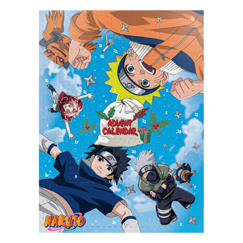 Naruto calendrier de l'avent 2025