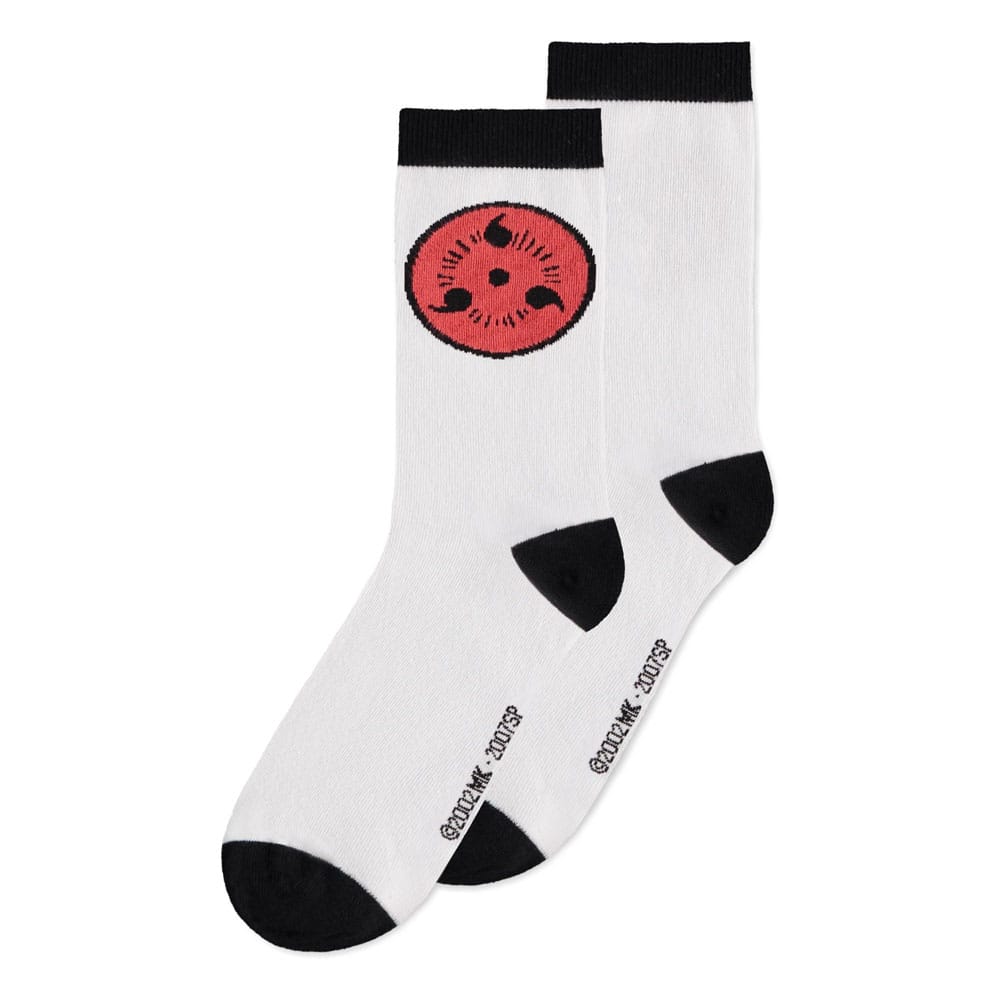 Naruto Shippuden pack 3 paires de chaussettes Sasuke Symbol 43-46