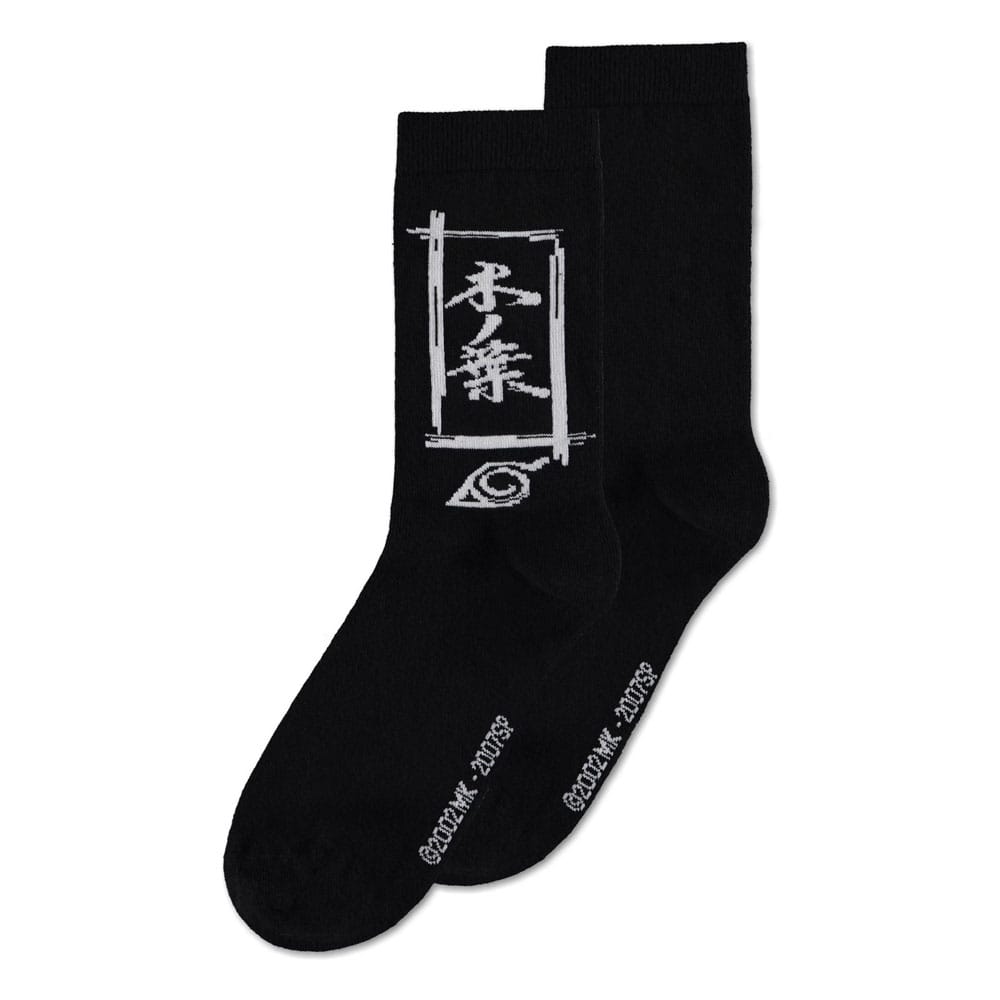 Naruto Shippuden pack 3 paires de chaussettes Sasuke Symbol 43-46