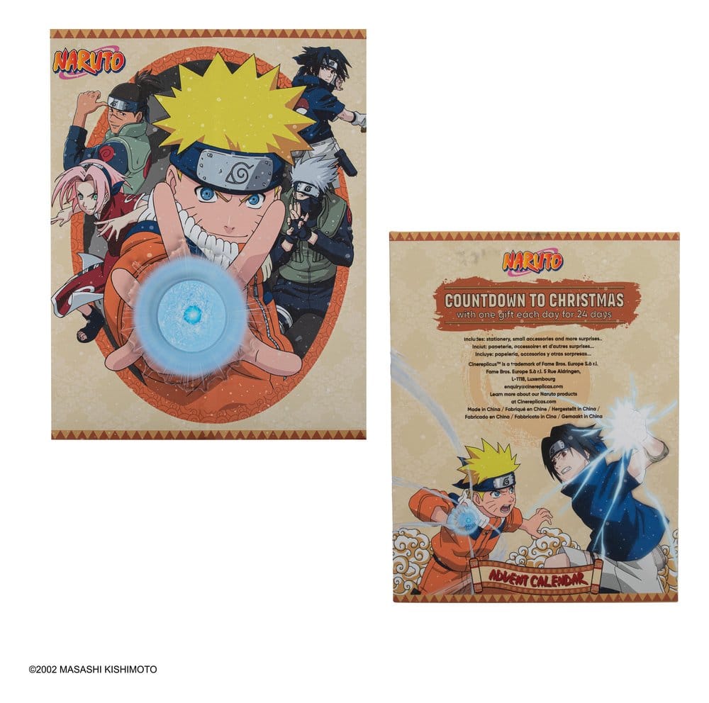 Naruto calendrier de l'avent Rasengan 2026