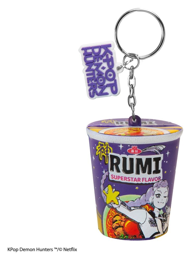 KPop Demon Hunters porte-clés squishy Rumi Superstar Flavor Noodles