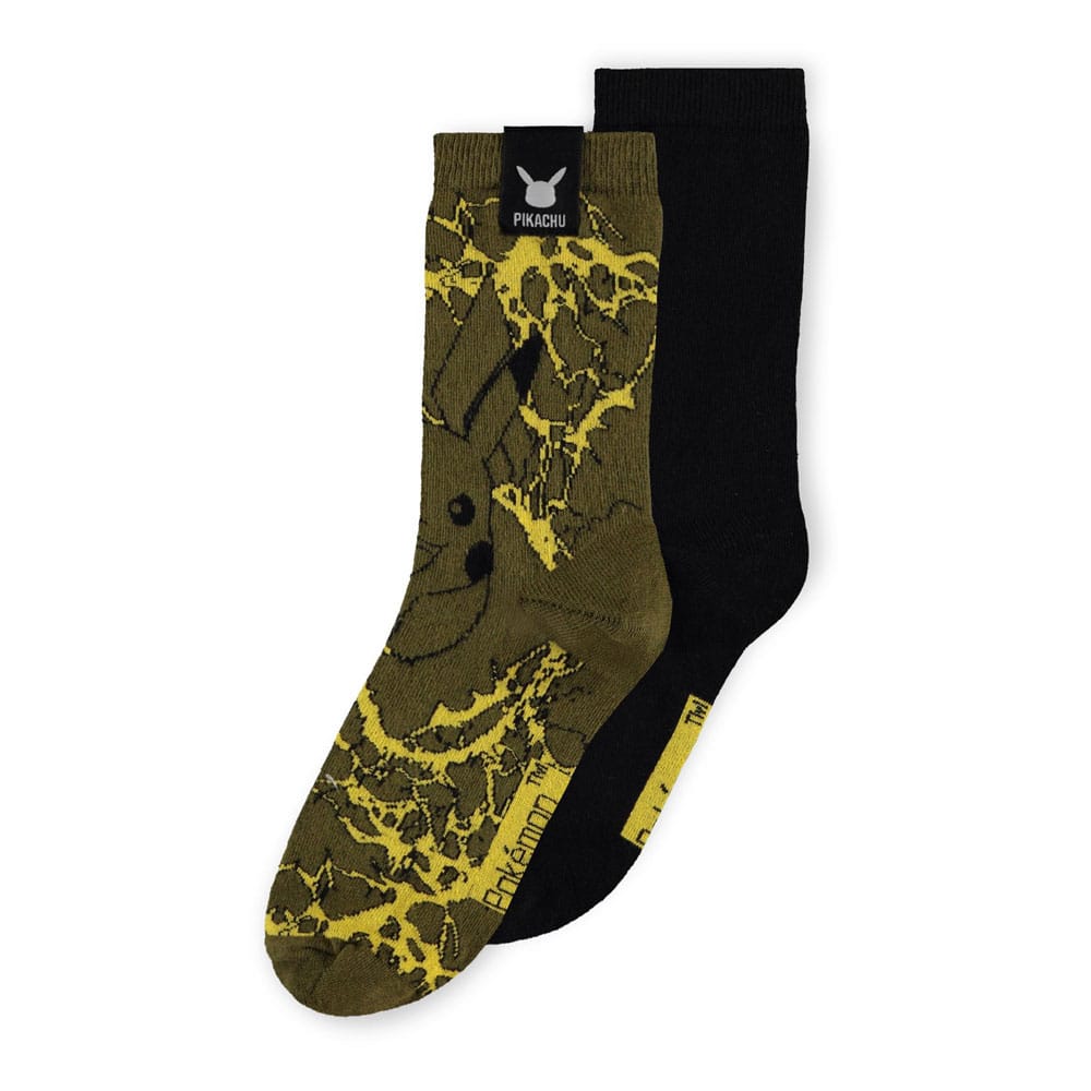 Pokémon pack 2 paires de chaussettes Pikachu 39-42