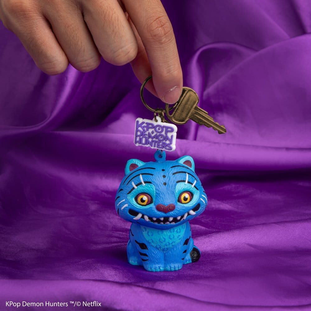 KPop Demon Hunters porte-clés squishy Derpy Tiger