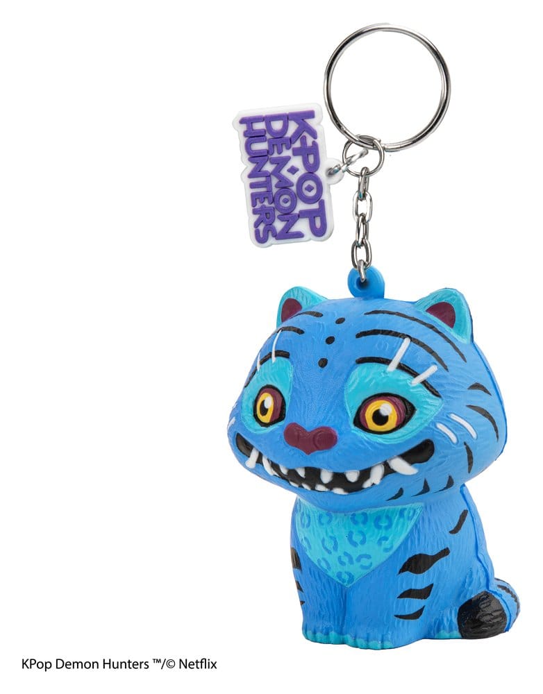 KPop Demon Hunters porte-clés squishy Derpy Tiger